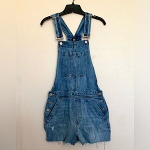 GAP Kids Blue Denim Suspenders